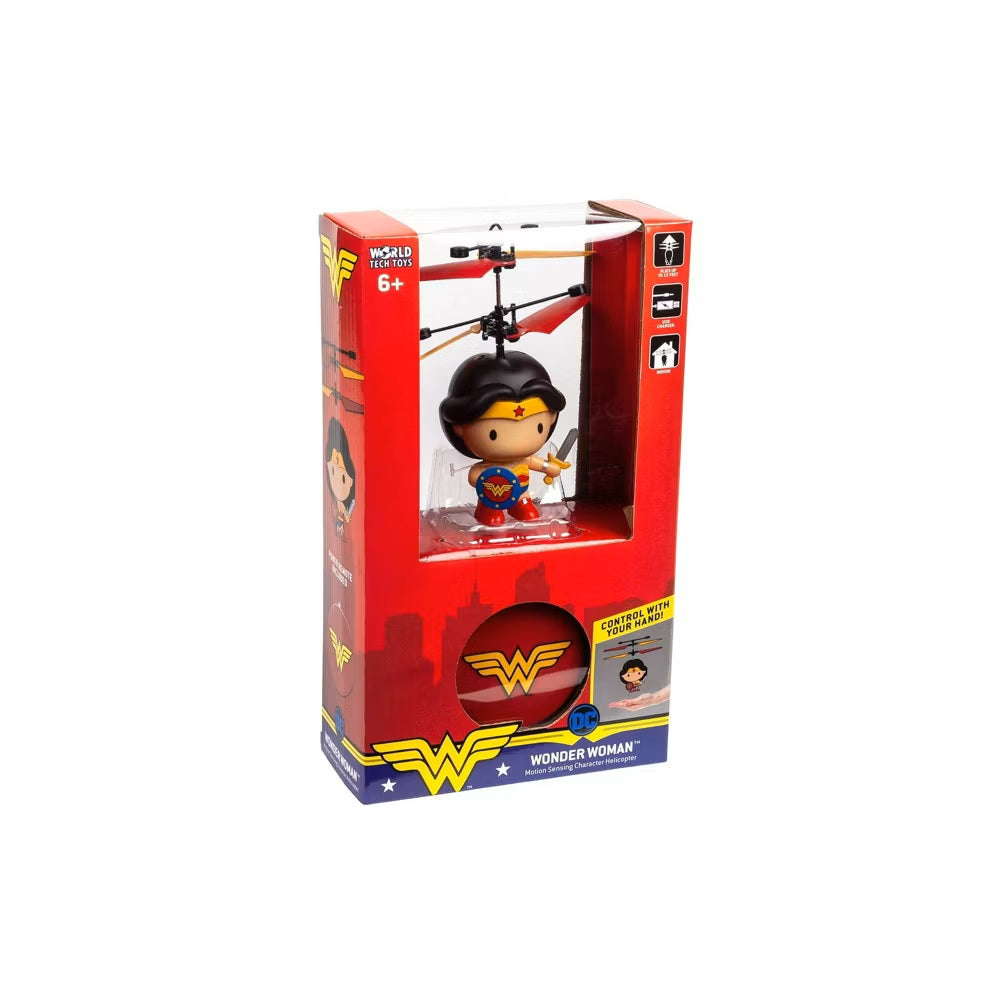 DC Wonder Woman Big Head 3.5" Flying Character UFO Helicopter