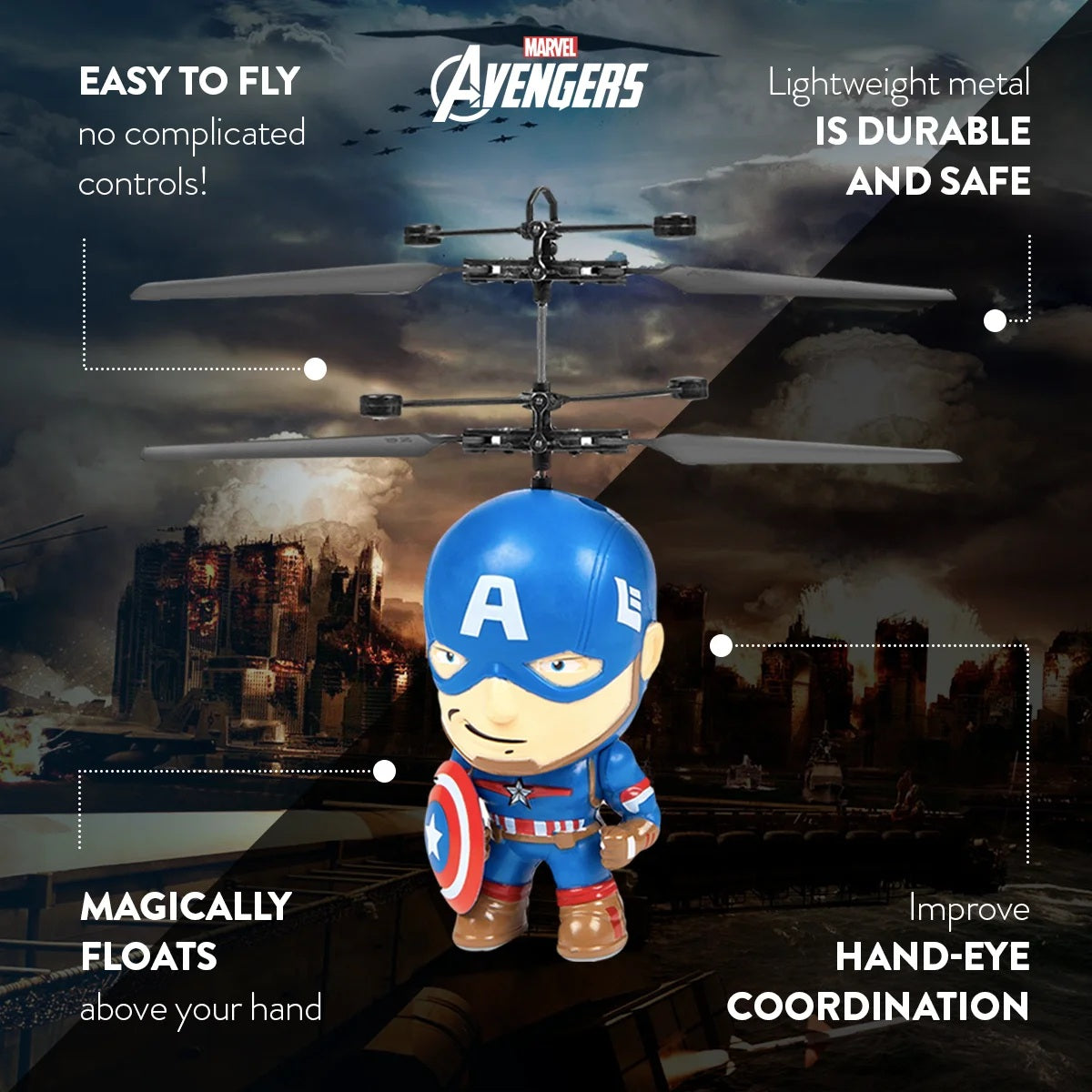 Marvel Captain America Big Head UFO