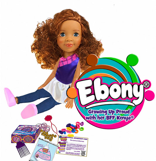 "Ebony" 13 inch Doll