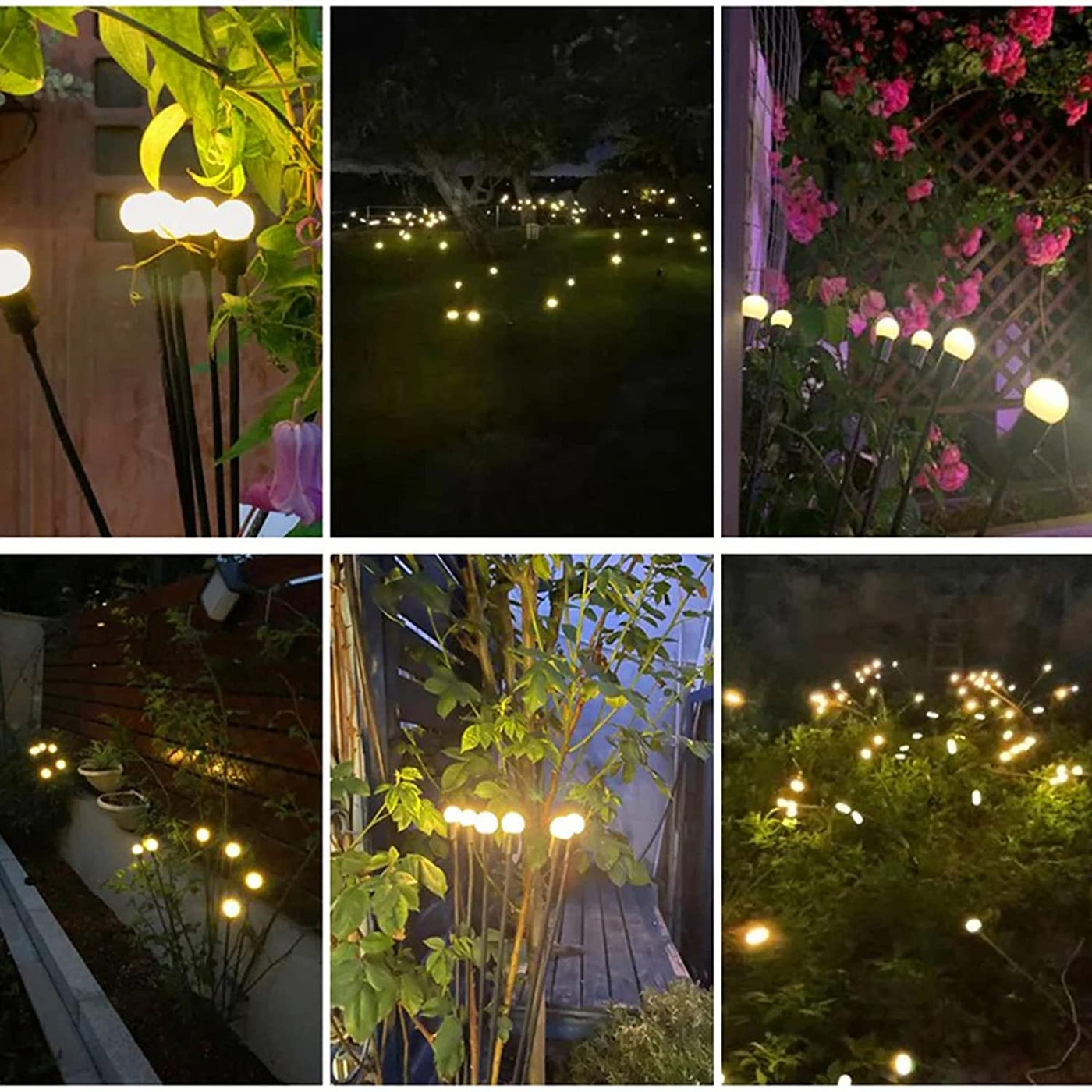 Solar Powered Firefly Garden Light