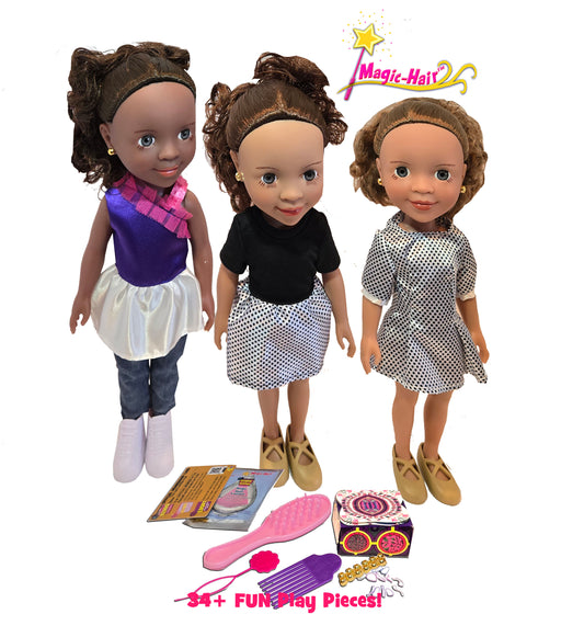 "Ebony" 13 inch Doll