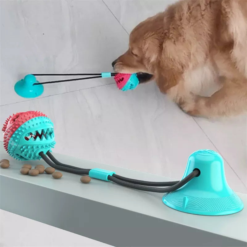 Pet Dog Toys Silicone Suction Cup