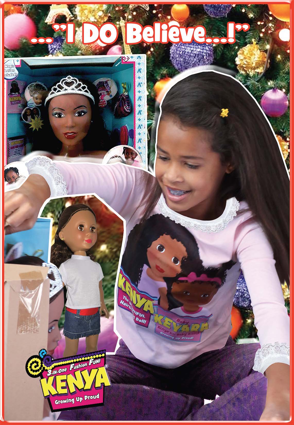 18" Pose-able  Kenya Dolls. with multiple Outfits.