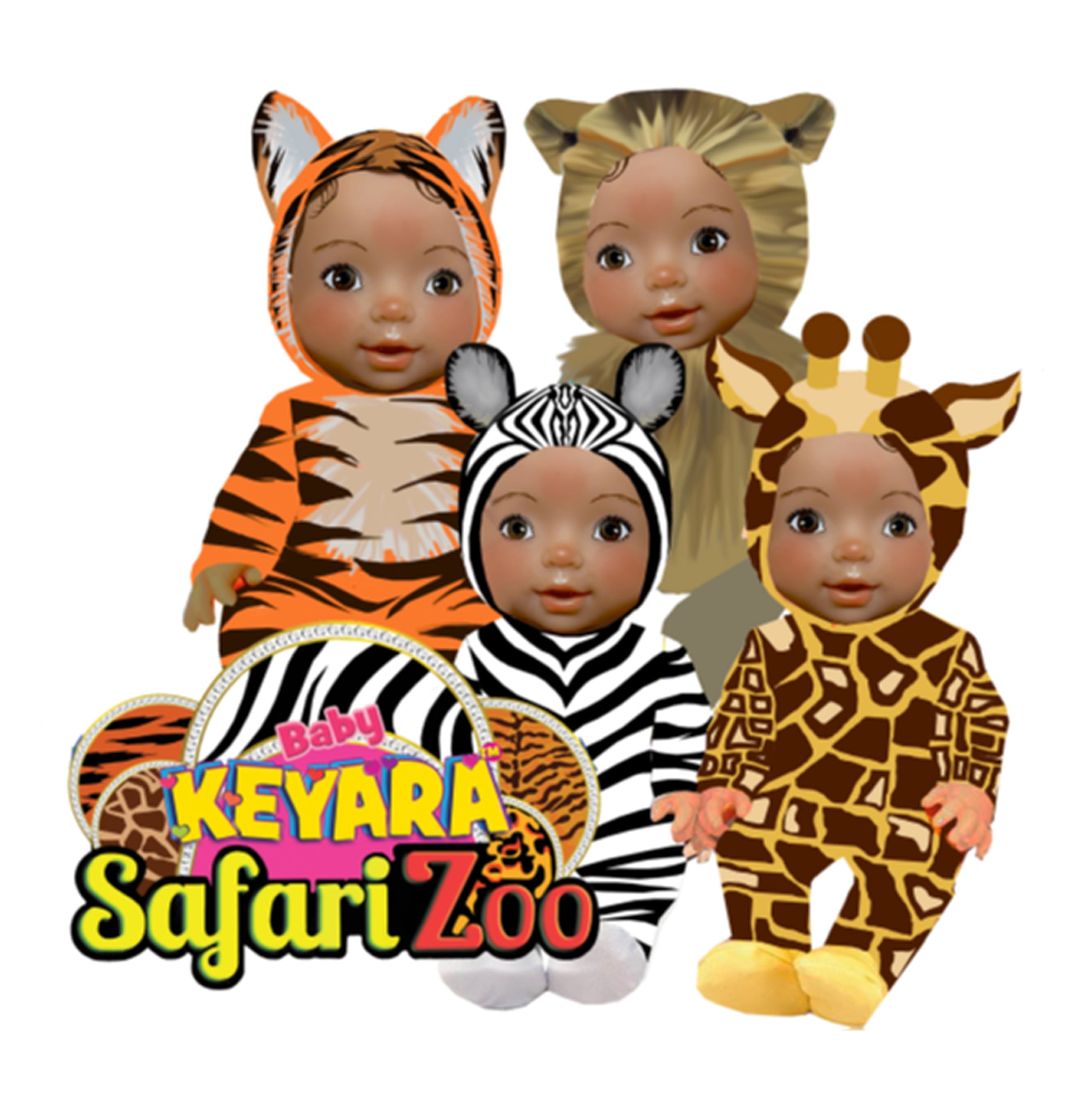 Kenya's Baby Sister Keyara Safari Zoo 12 inch Doll – All Cool Products