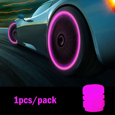Universal Fluorescent Car Tire Valve Caps