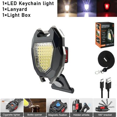 Portable Led Flashlight Keychain
