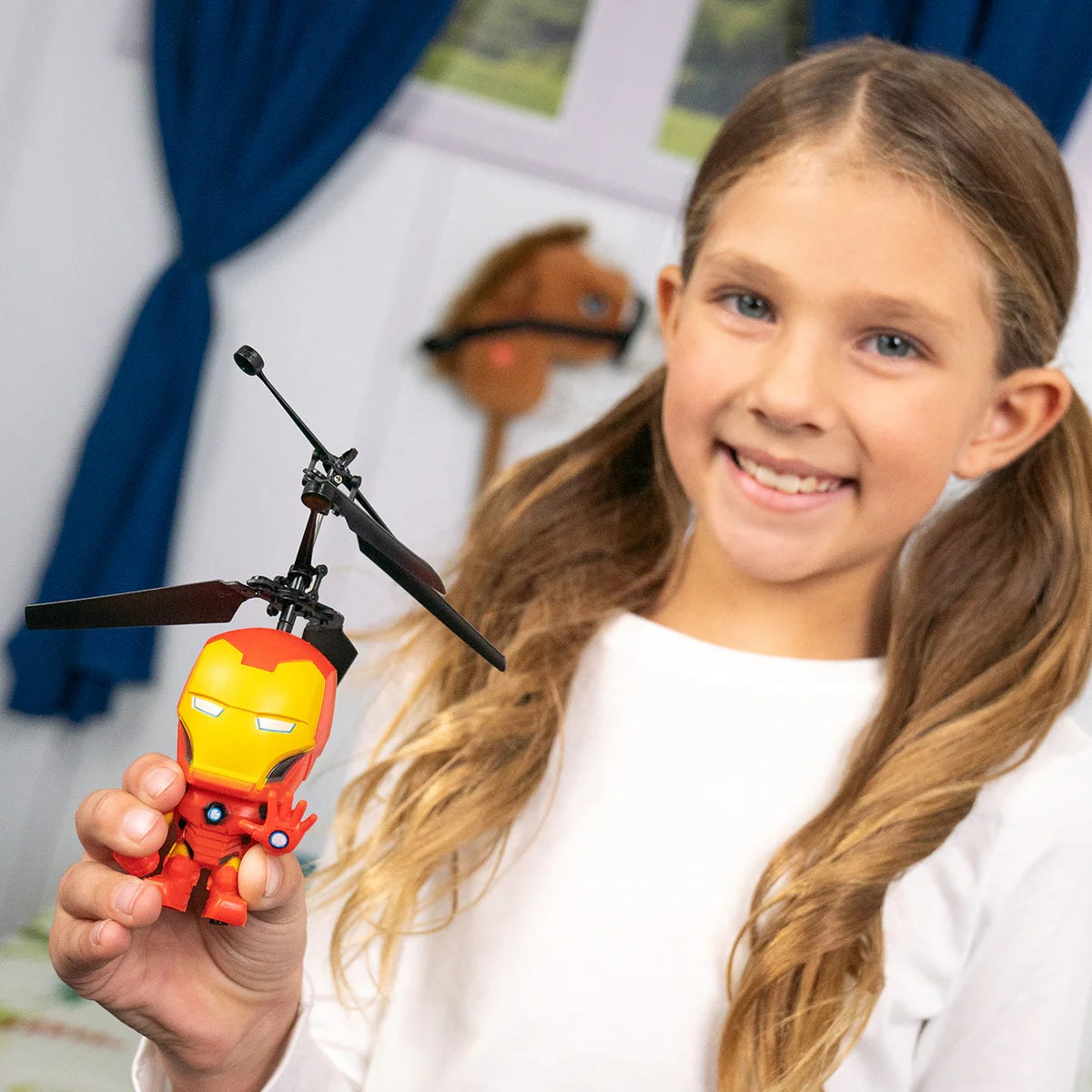 Marvel Big Heads Ironman Motion sensing UFO