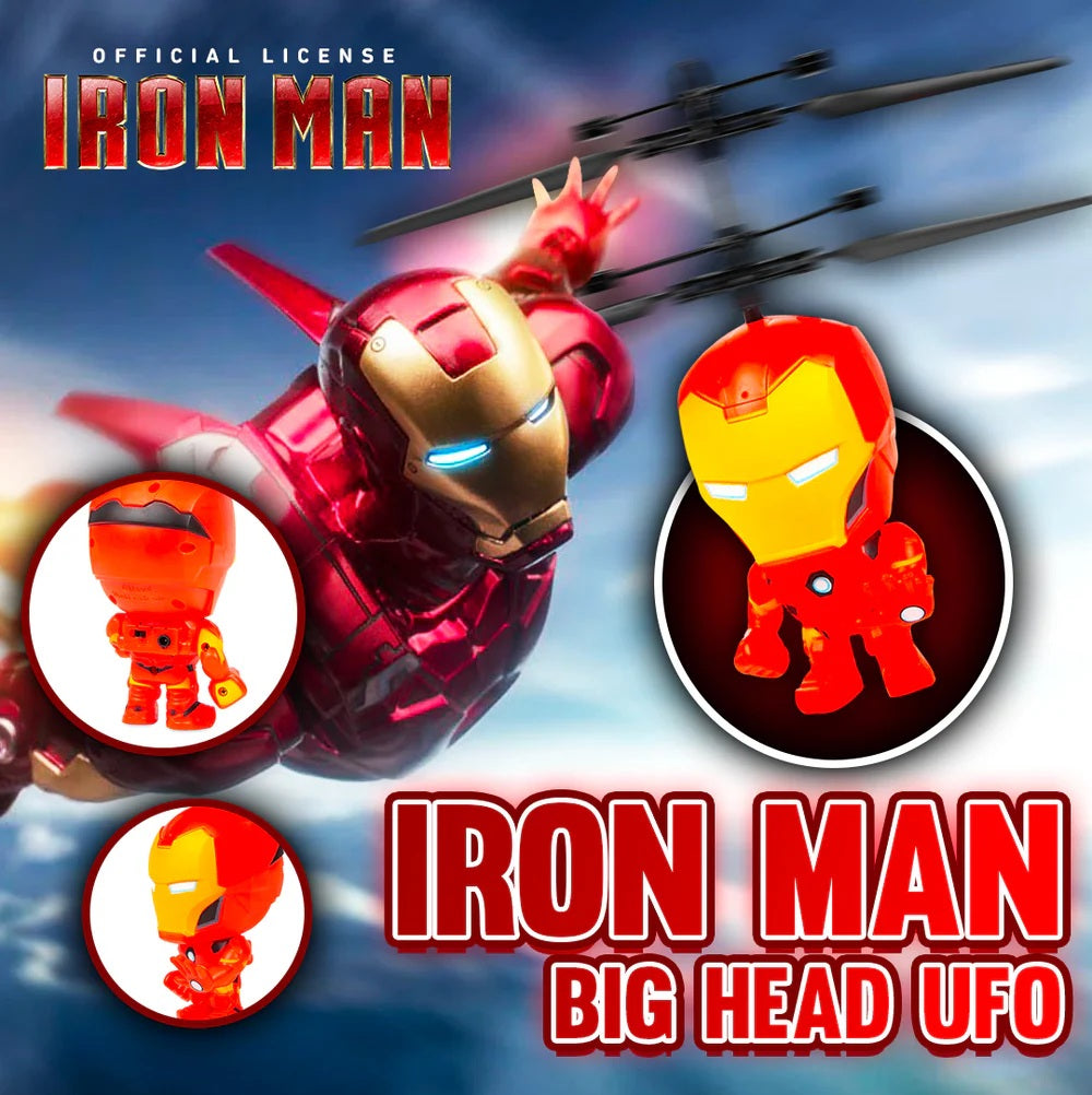 Marvel Big Heads Ironman Motion sensing UFO